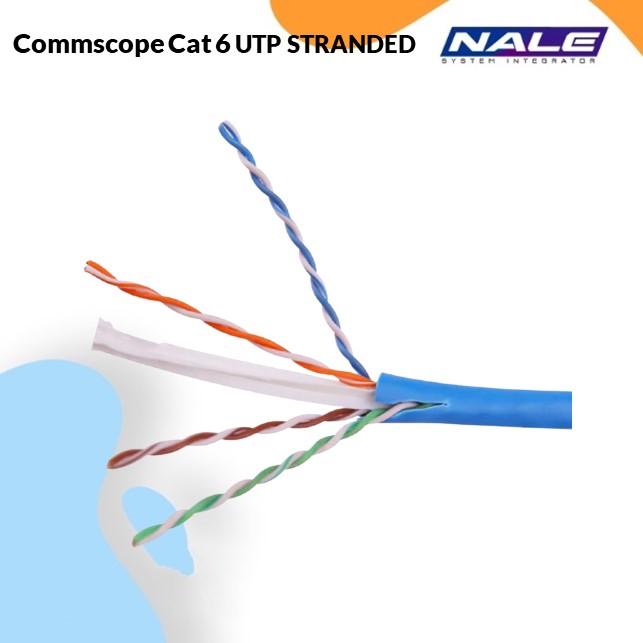 Jual Commscope Cable CAT 6 UTP STRANDED (219563-6) - PT. Nale Teknologi ...